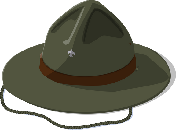 Scout Hat Illustration