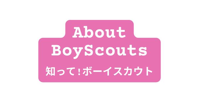 About BoyScouts 知って ボーイスカウト